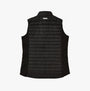 Dewalt FORCE Mens Gilet Black back view showing lightweight nylon material and reflective branding details