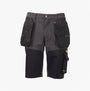 Dewalt HAMDEN Mens Shorts Grey front view featuring twin holster pockets and mobile phone pocket.