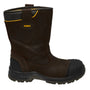 Dewalt MILLINGTON Unisex Boots Brown side view showing safety features and comfortable design.