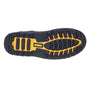 Dewalt MILLINGTON Unisex Boots Brown sole view showcasing rubber material and traction patterns.