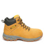 Dewalt RENO Mens Boots Honey side view showing nubuck upper, lace-up design, and rubber sole features.