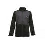 Dewalt SYDNEY Mens Jacket Grey Black front view showcasing the zip fastening and pocket details.