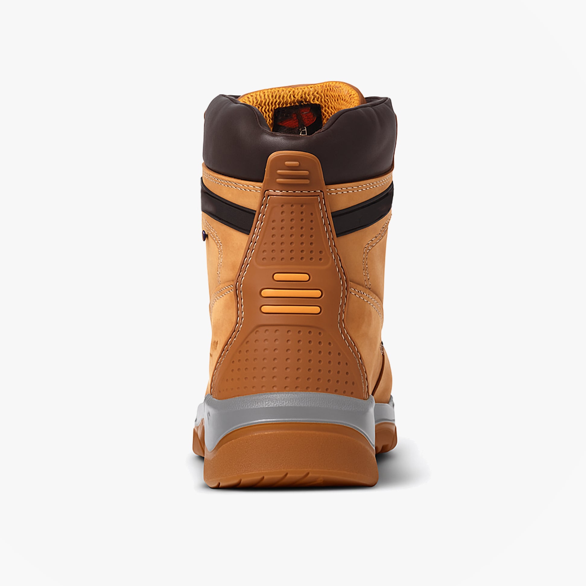 Dewalt TITANIUM Mens Boots Honey back view, showcasing the ankle boot construction and rubber sole.