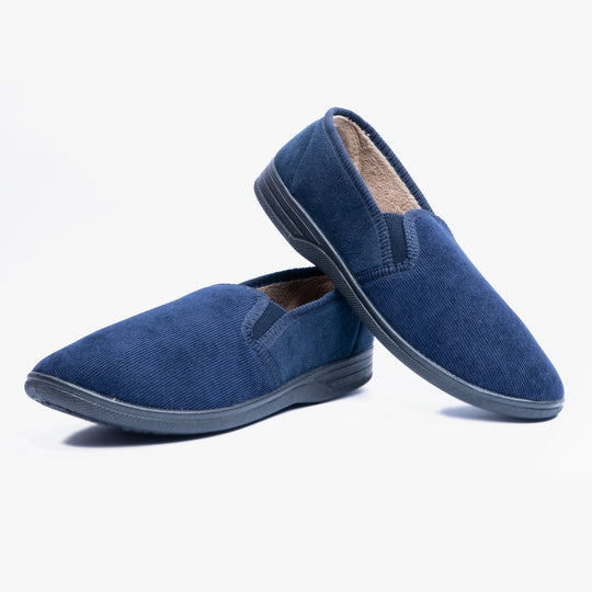 Dr Keller DONNAEL Mens Full Slippers Navy