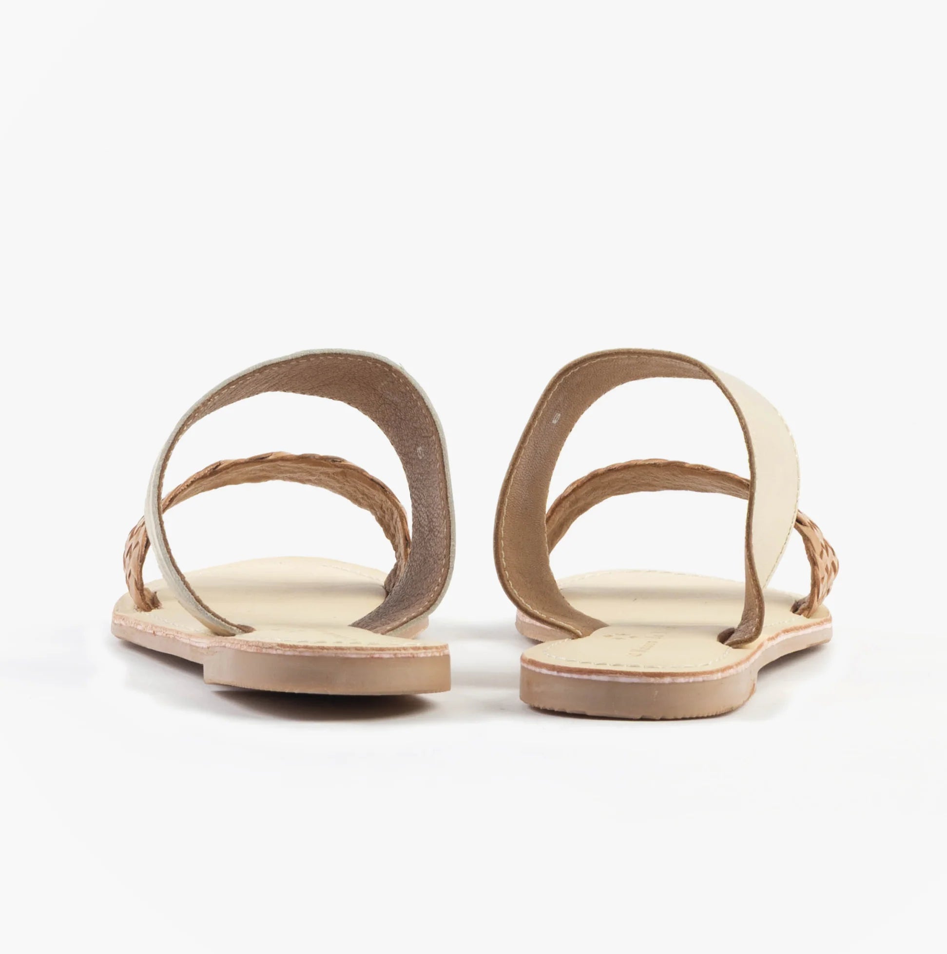 Dr Keller AMELIA Womens Sandals Gold back view showcasing the slip-on design and synthetic materials.