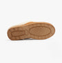 Dr Keller JUSTINE Womens Slippers Tan bottom view with rubber sole showcasing traction design.