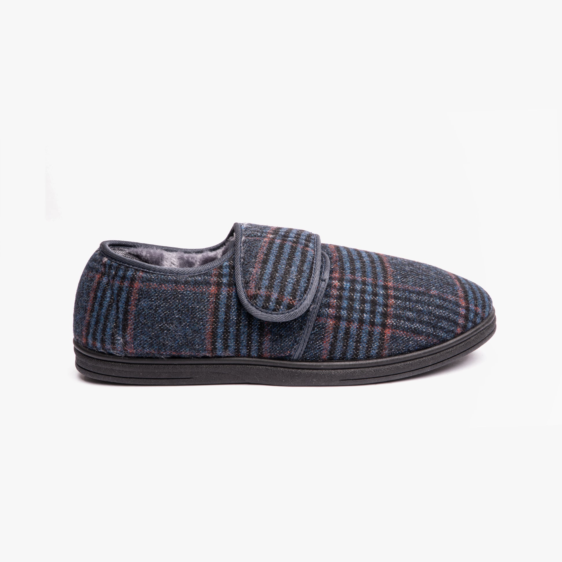 Dr Keller DAVID Mens Full Slippers Navy