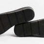 Dr Keller CATHY Womens Shoes Black sole view showing rubber material and tread design for optimal grip.