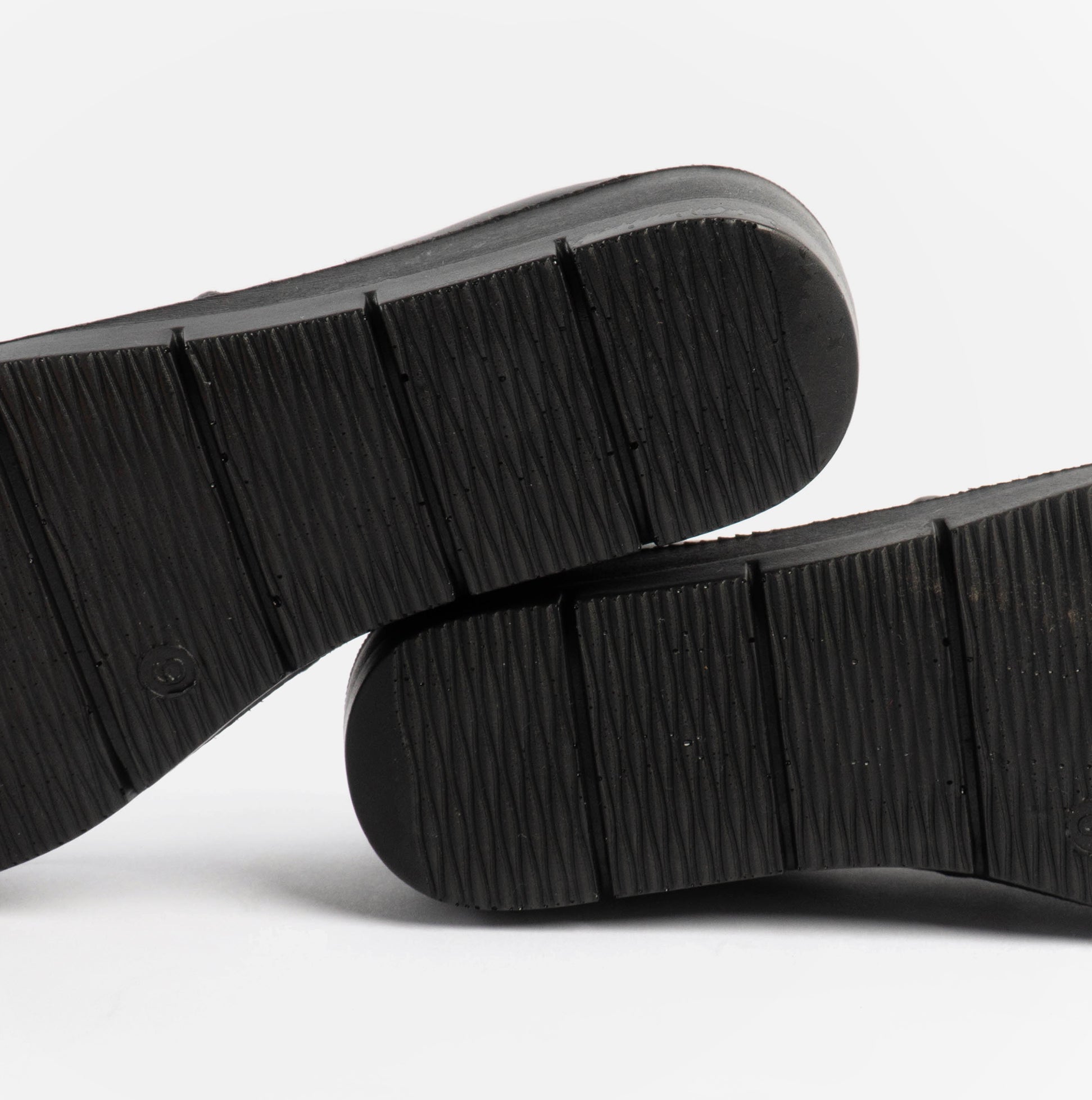 Dr Keller CATHY Womens Shoes Black sole view showing rubber material and tread design for optimal grip.