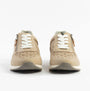 Dr Keller BARBARA Womens Trainers Beige front view with lace-up and zip detail, casual style shoes in low top design.