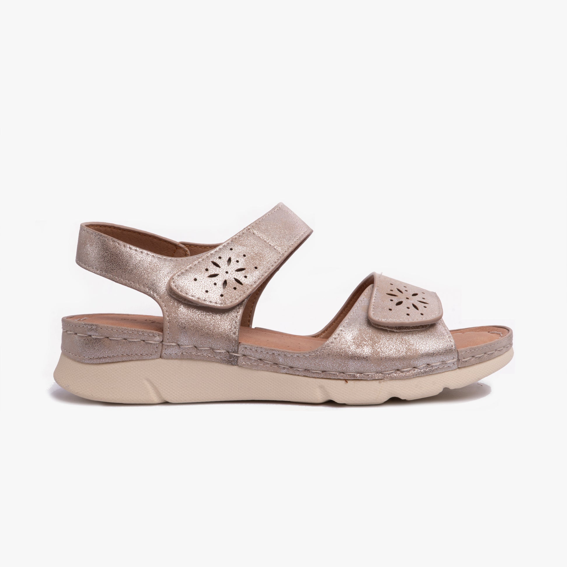 Dr Keller MARIE Womens Sandals Beige Metalic