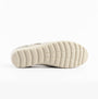 Dr Keller POLLY Womens Sandals Grey bottom view showing the durable PU sole and traction design.