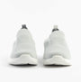 Dr Keller ANIKA Womens Shoes Grey rear view showcasing the slip-on design and breathable upper with a low top silhouette.