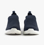 Dr Keller ANIKA Womens Shoes Navy back view showcasing synthetic upper, breathable design, and slip-on style.