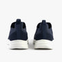 Dr Keller ANIKA Womens Shoes Navy back view showing slip-on design and low-top silhouette.