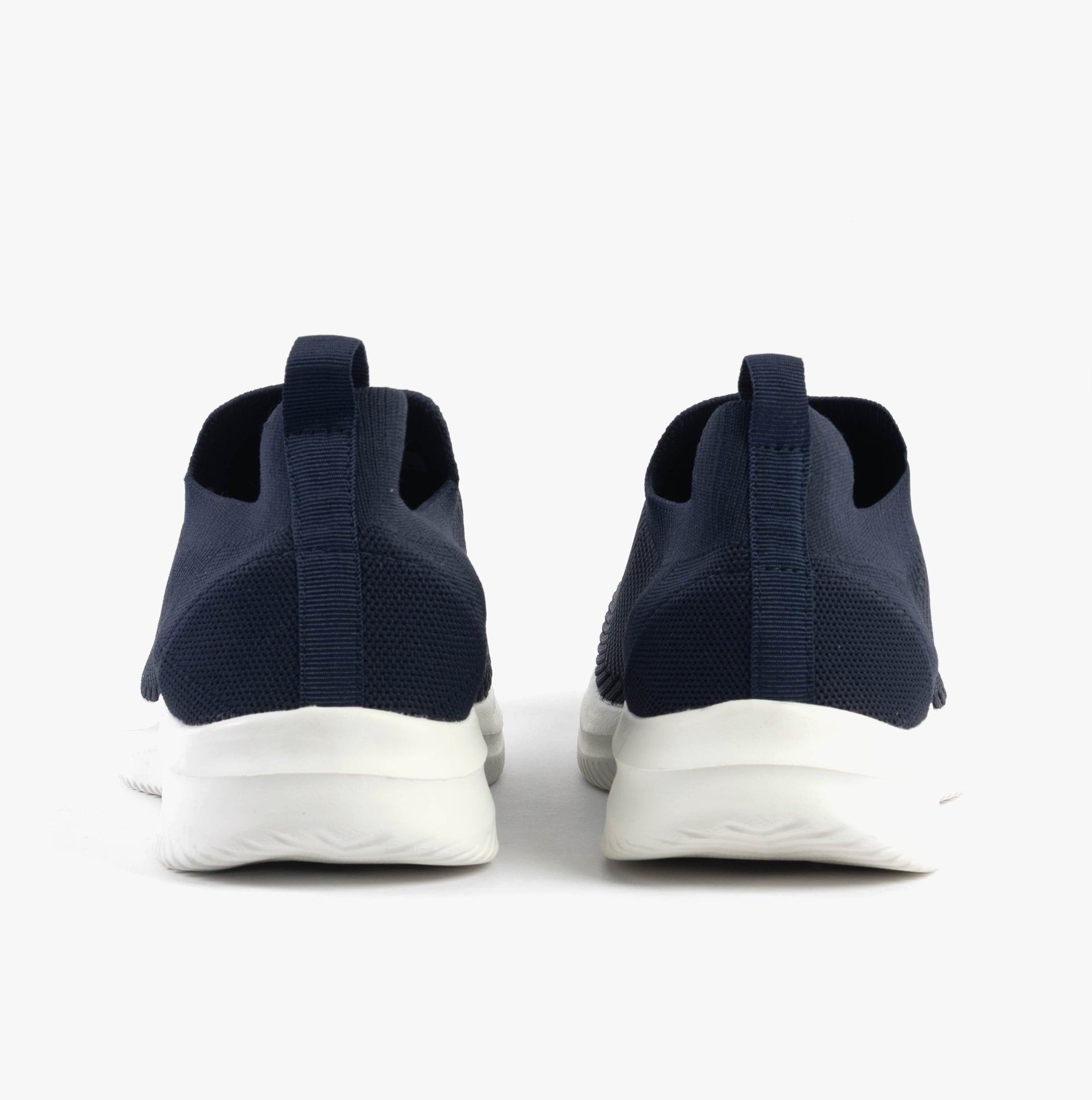 Dr Keller ANIKA Womens Shoes Navy back view showing slip-on design and low-top silhouette.