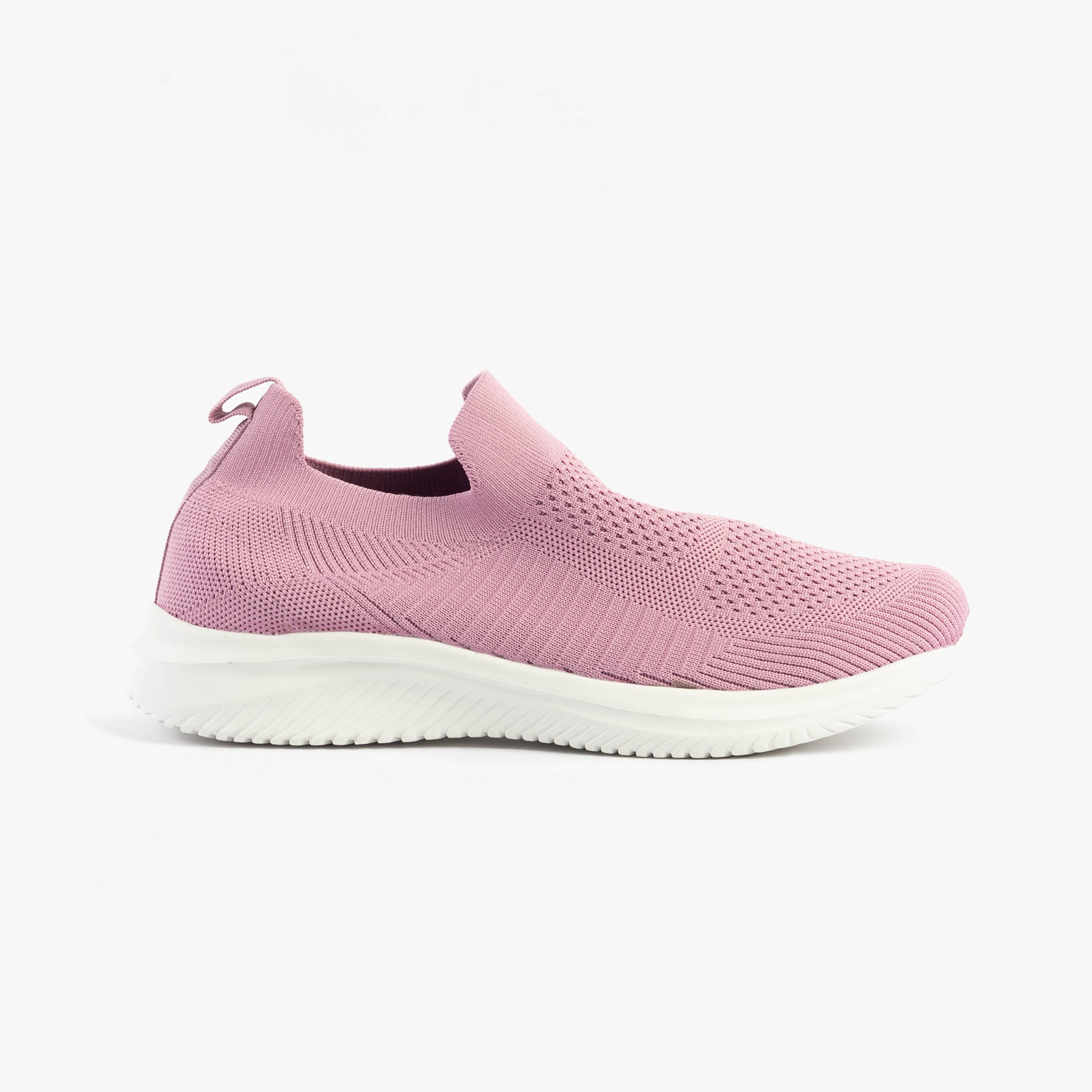 Dr Keller ANIKA Womens Shoes Pink side view showing casual slip-on style with breathable upper and low sole.
