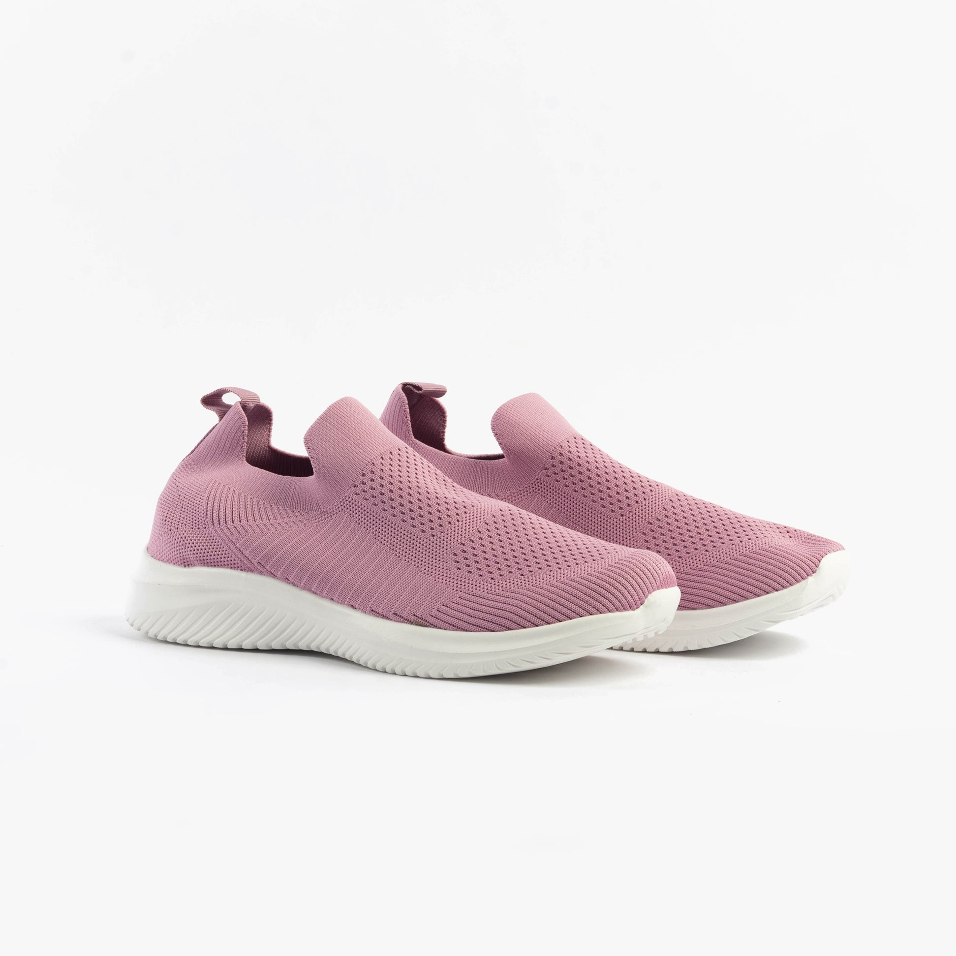 Dr Keller ANIKA Womens Shoes Pink side view, casual slip-on trainers with breathable upper and low top design.