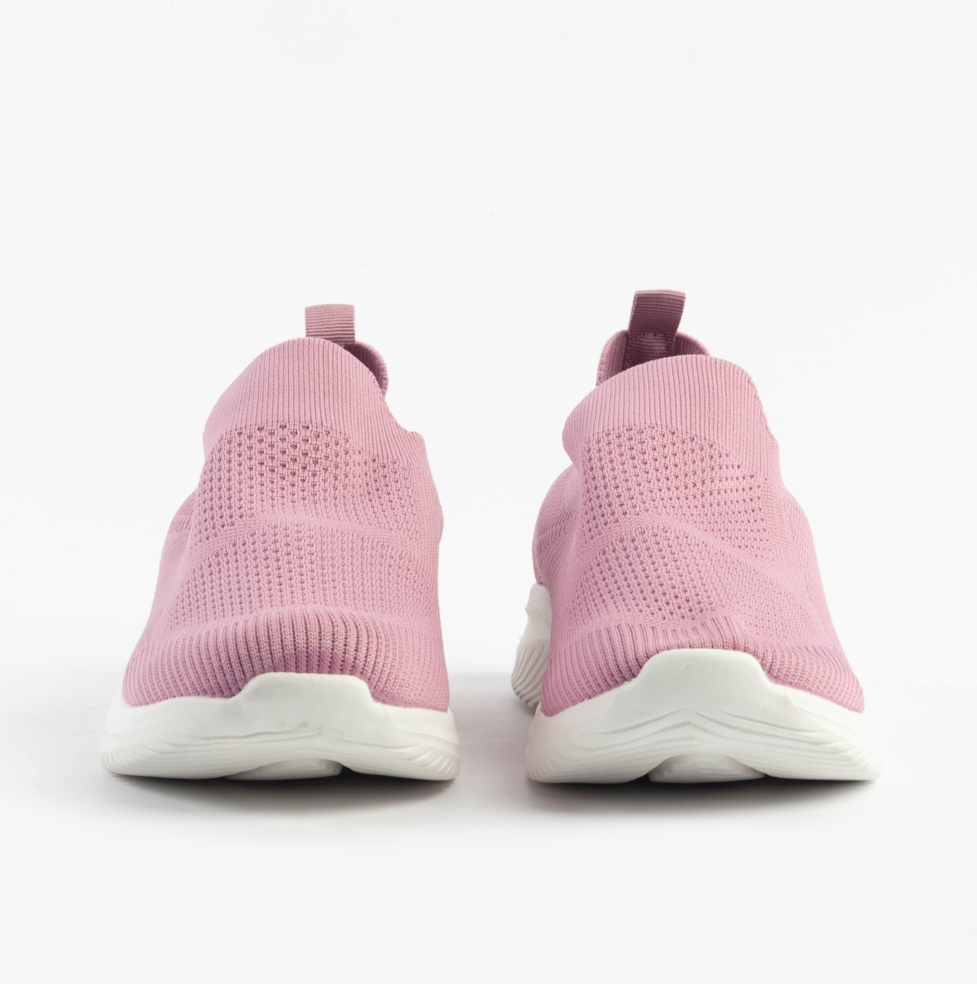 Dr Keller ANIKA Womens Shoes Pink rear view showcasing slip-on design and breathable synthetic material.