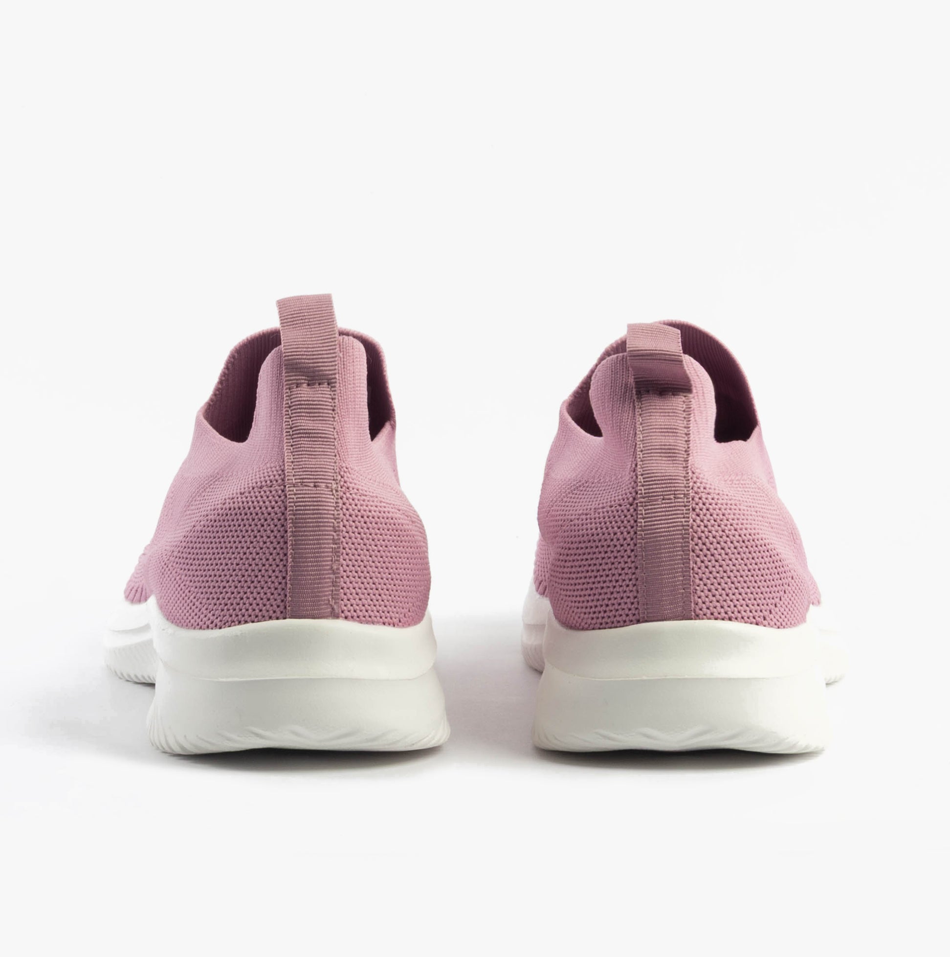 Dr Keller ANIKA Womens Shoes Pink back view showcasing the casual trainer design and low top style.