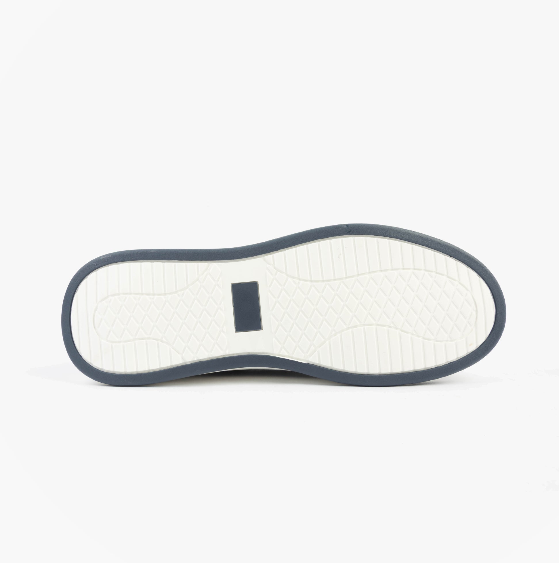 Dr Keller JAMES Mens Shoes Blue sole view, casual trainer with PU sole and synthetic upper material.