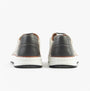 Dr Keller JAMES Mens Shoes Grey back view showcasing casual trainers with synthetic upper and PU sole.