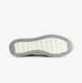 Dr Keller MARTINA Womens Trainers Grey bottom view, showing the lightweight PU sole with patterned traction.