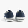 Dr Keller JENNY Womens Shoes Navy rear view showing casual style, round toe, lightweight low-top design.