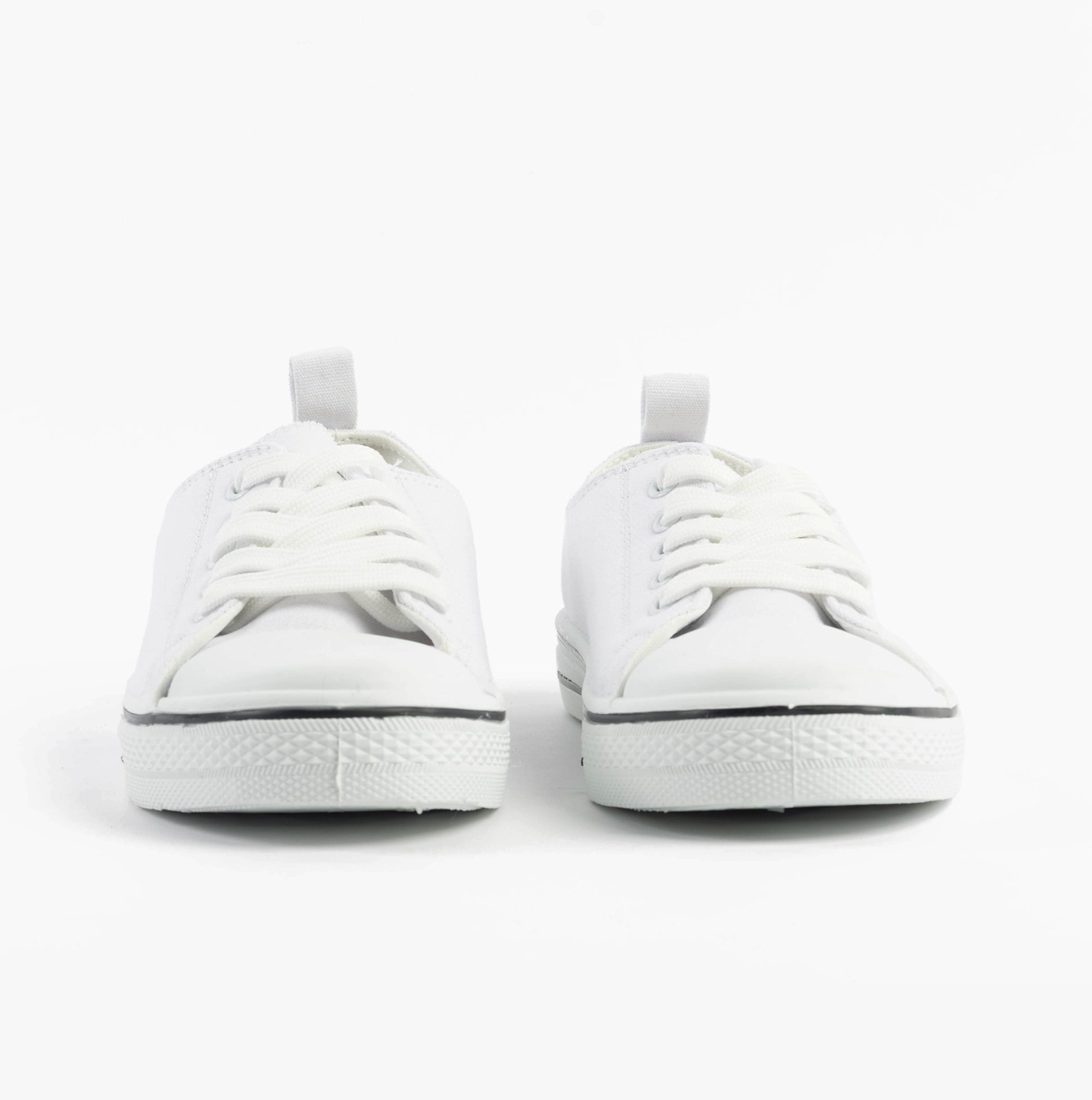 Dr Keller JENNY Womens Shoes White front view with lace-up design and round toe shape, lightweight and comfortable.