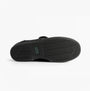 Dr Keller DARREN VELC Mens Touch Fasten Slippers Grey bottom view showing synthetic sole detail.
