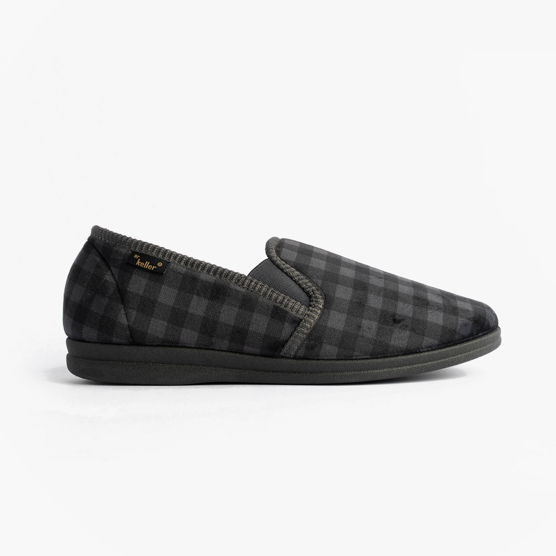 Dr Keller DARREN GUSS Mens Slippers Grey