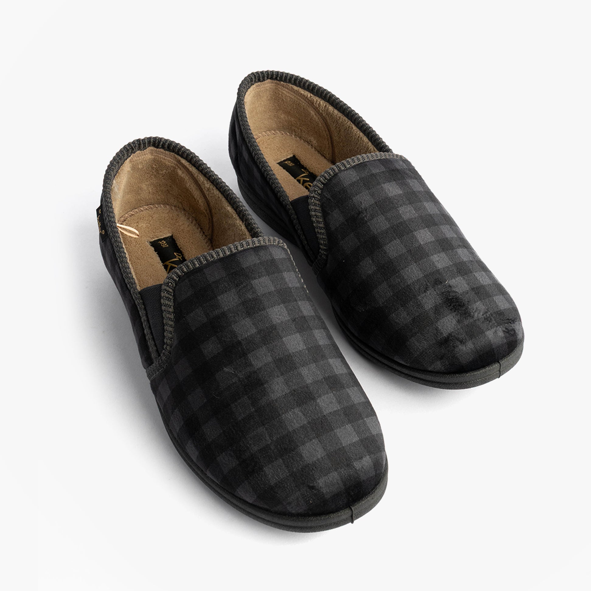 Dr Keller DARREN GUSS Mens Slippers Grey