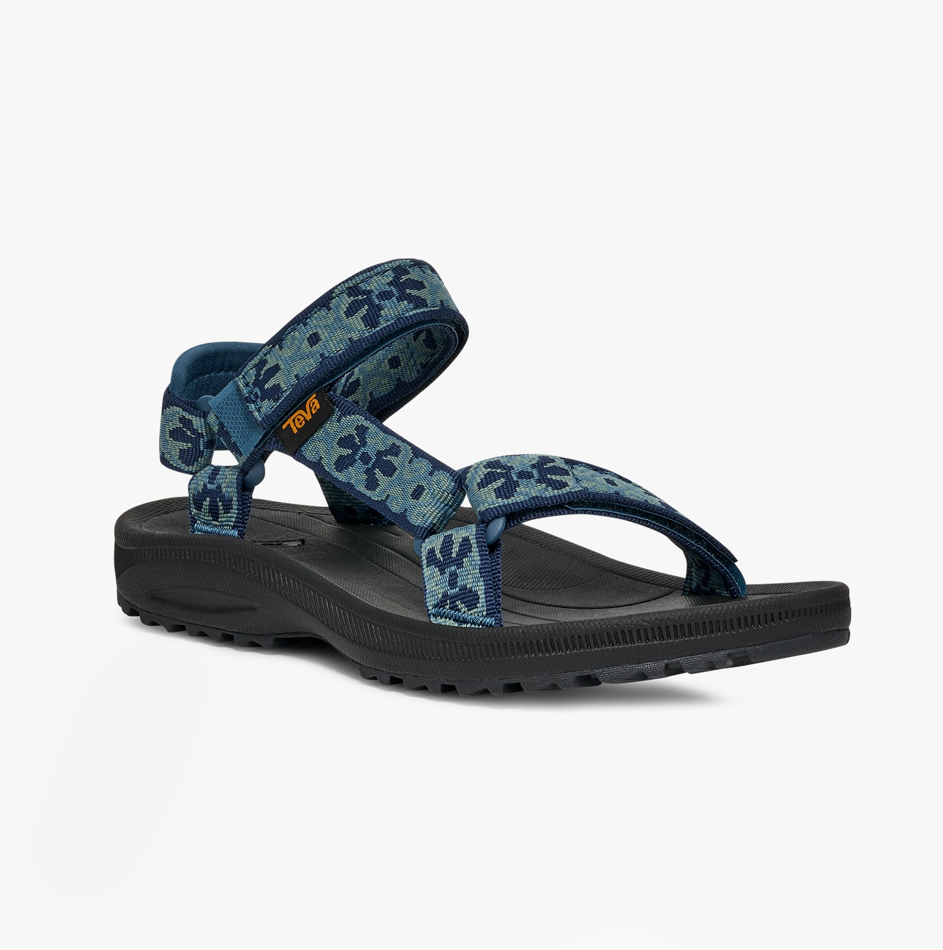 Teva WINSTED Womens Ankle Strap Sandals Archive Floral Crown Blue/ Dress Blues