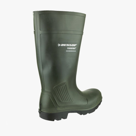 Dunlop PUROFORT Unisex Wellington Boots Green