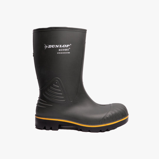 Dunlop Acifort HD Calf Mens Agricultural Wellington Boots Green