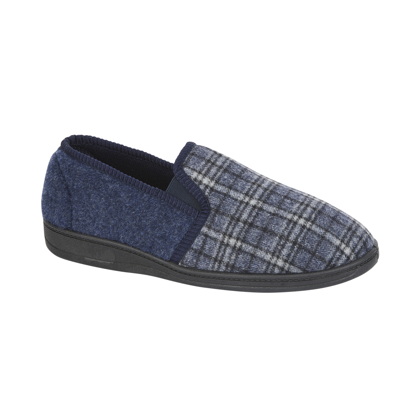 Jo & Joe EAMON Mens Full Slippers Navy