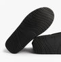 EMU Australia STINGER MINI Womens Sheepskin Boot Black outsole view, featuring rubber sole with water-resistant text.