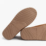 EMU Australia STINGER MINI Womens Sheepskin Boot Chestnut bottom view showing water resistant rubber sole design.