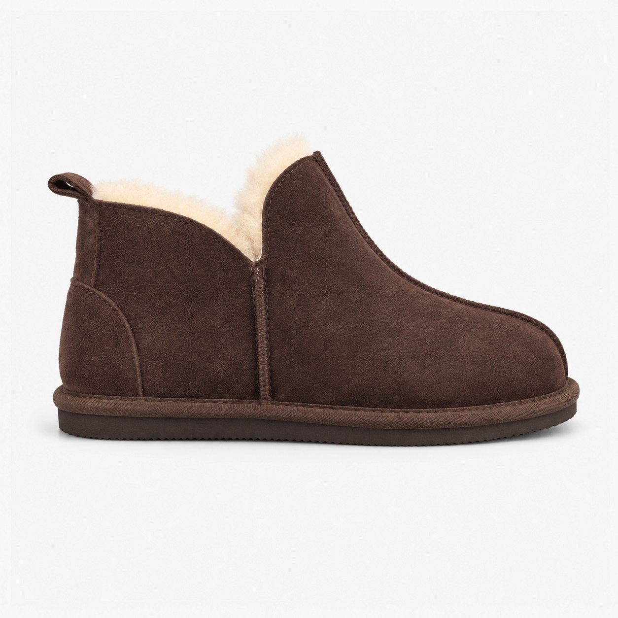 HOS Sheepskin TIA Womens Slipper Boots Espresso