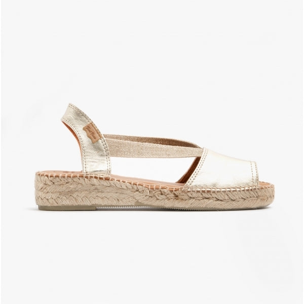Toni Pons ETNA Womens Slingback Sandals Platinum