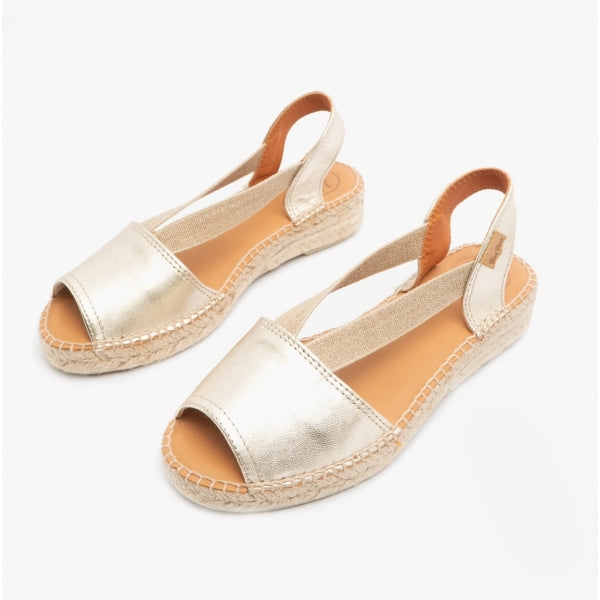 Toni Pons ETNA Womens Slingback Sandals Platinum