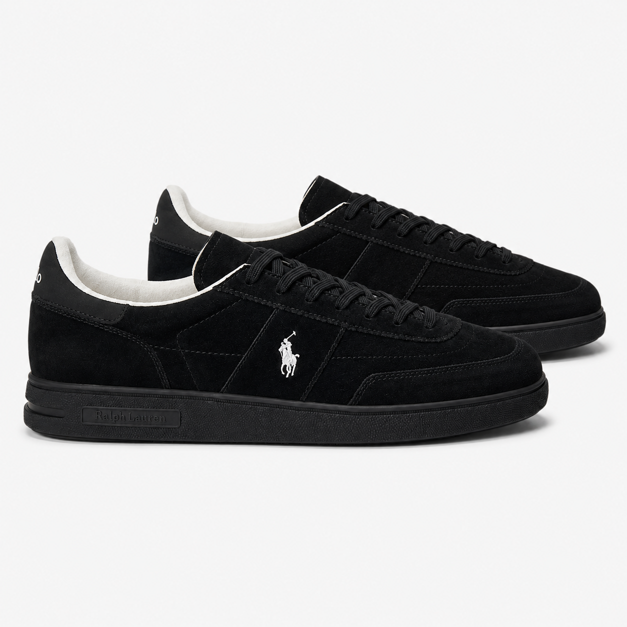 Polo Ralph Lauren BEDFORD PP Mens Casual Trainers Black/Faded Black