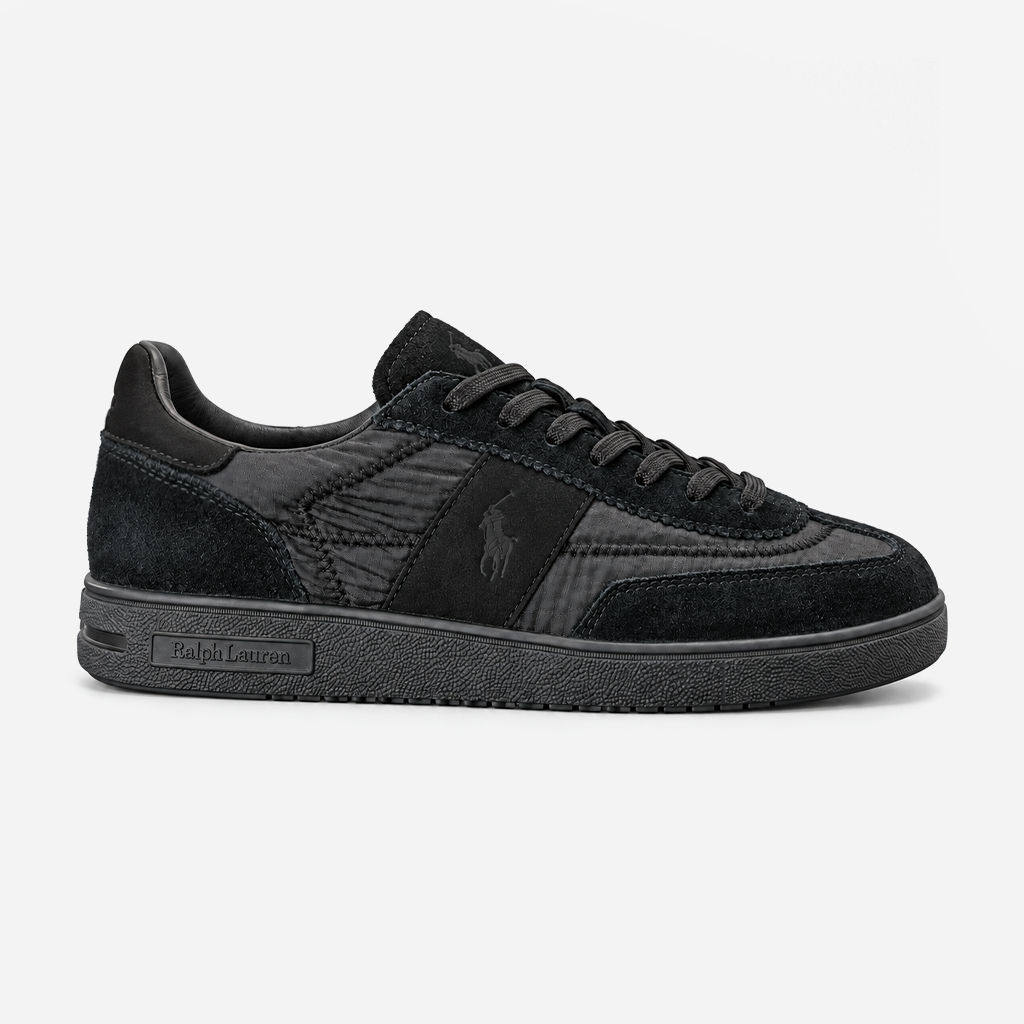 Polo Ralph Lauren BEDFORD PP Mens Casual Trainers Black/Faded Black
