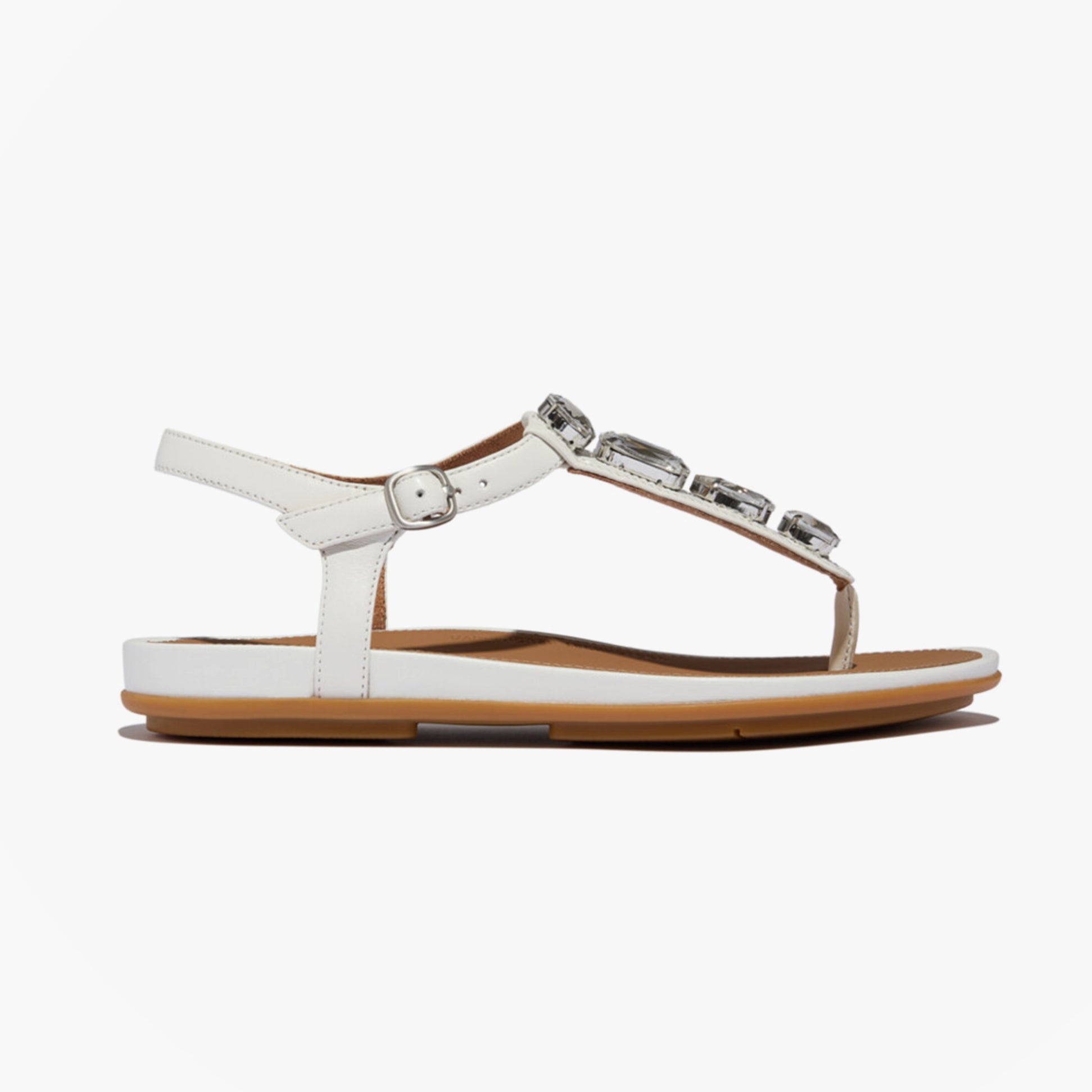 FitFlop GRACIE ULTRA Womens Ankle Strap Sandals Urban White