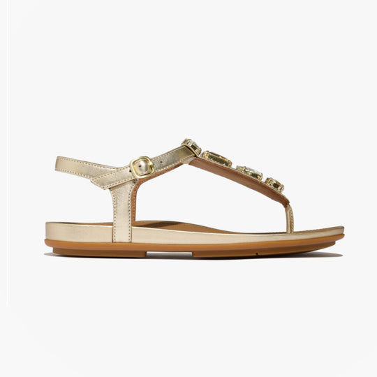 FitFlop GRACIE ULTRA Womens Ankle Strap Sandals Platino