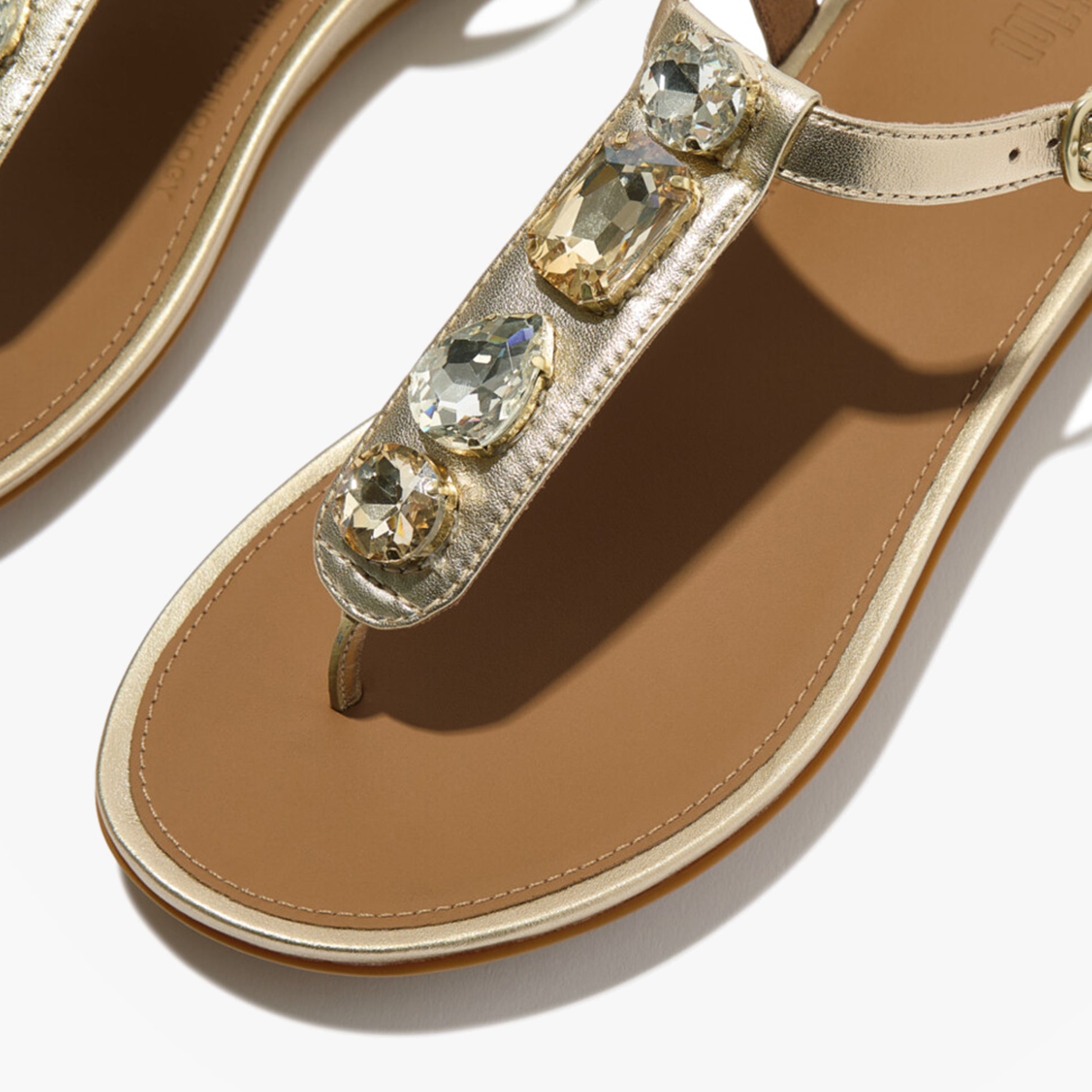 FitFlop GRACIE ULTRA Womens Ankle Strap Sandals Platino