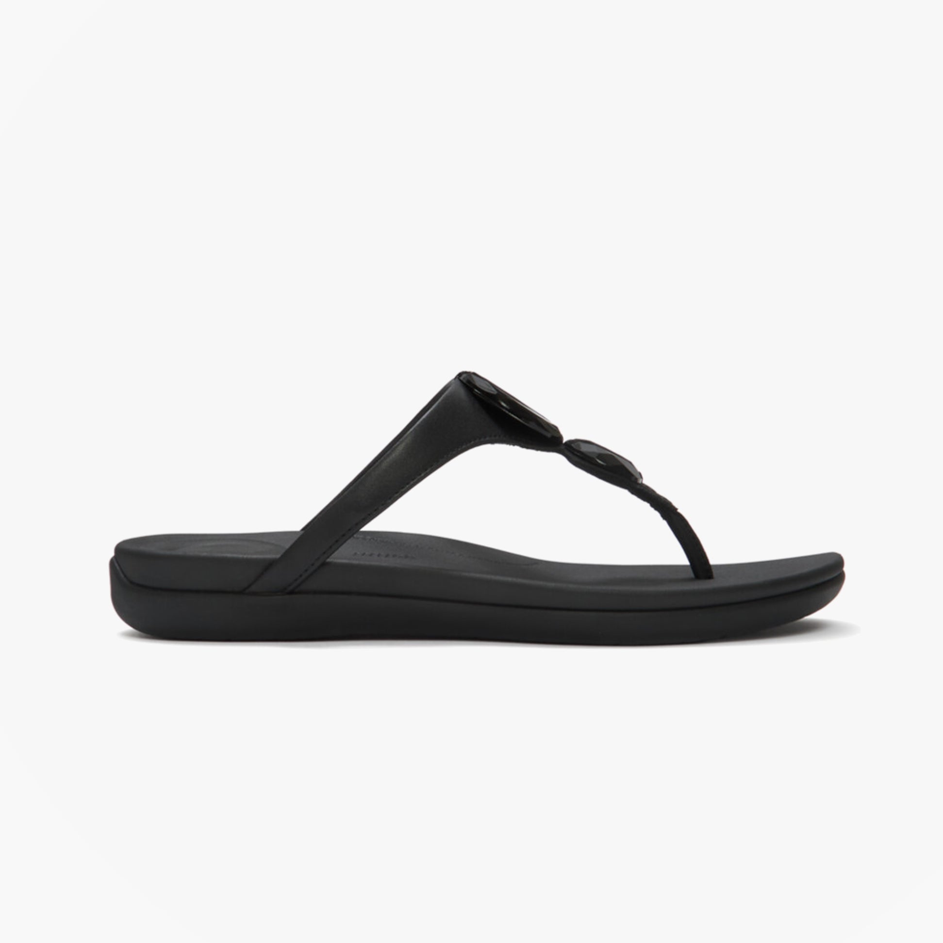 FitFlop SOLAY GLOSSY Womens Flip-flops Black