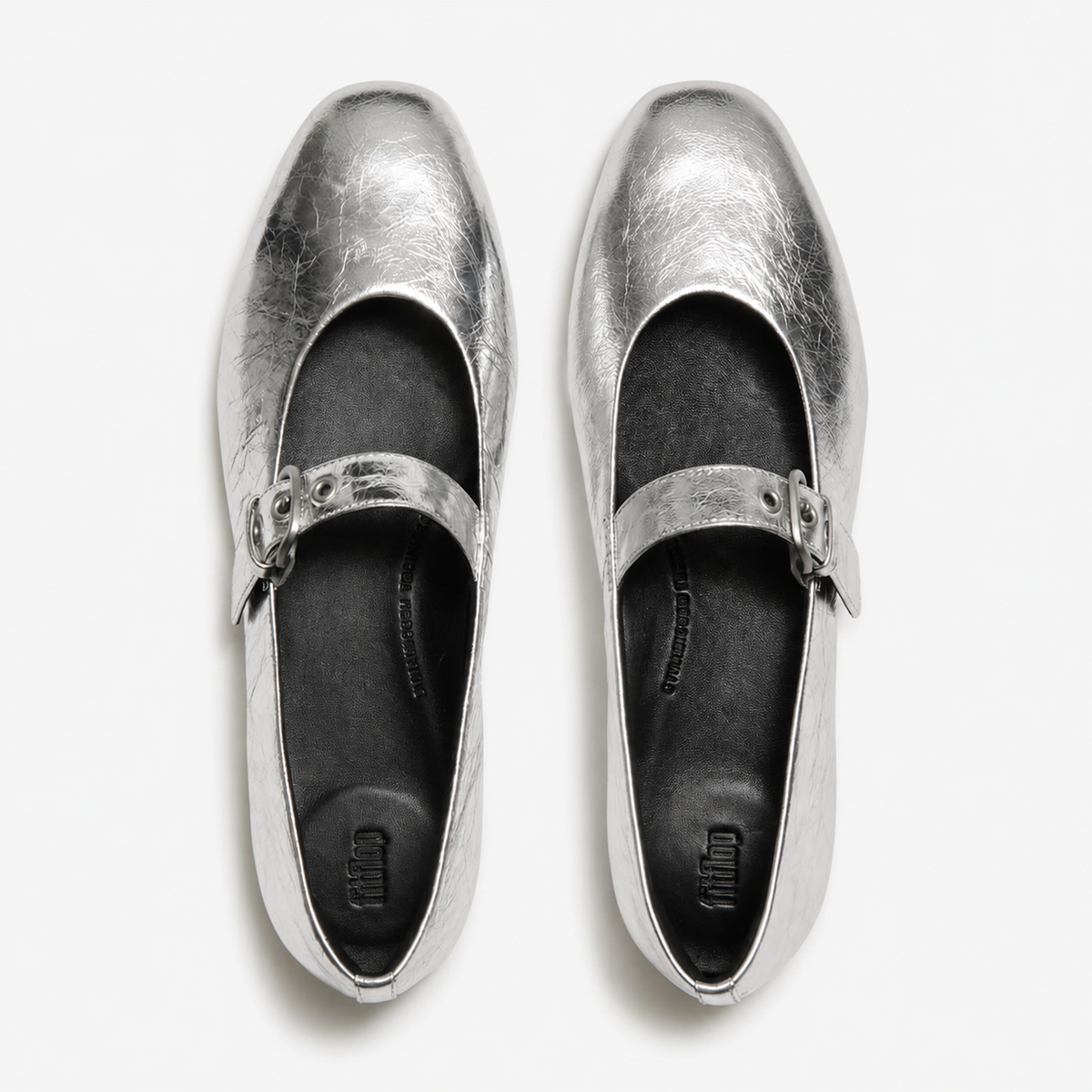 FitFlop DELICATO METALLIC Womens Mary Jane Silver