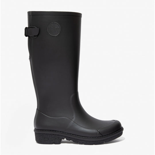 FitFlop WONDERWELLY TALL Womens Rubber Wellington Boots All Black