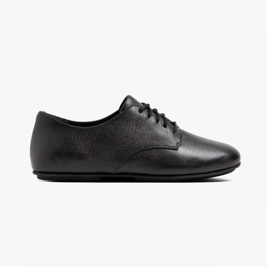 FitFlop ADEOLA LIZARD Womens Leather Derby Shoes All Black